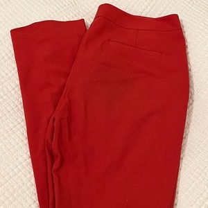 Vince Camuto orange ankle pants, size 2